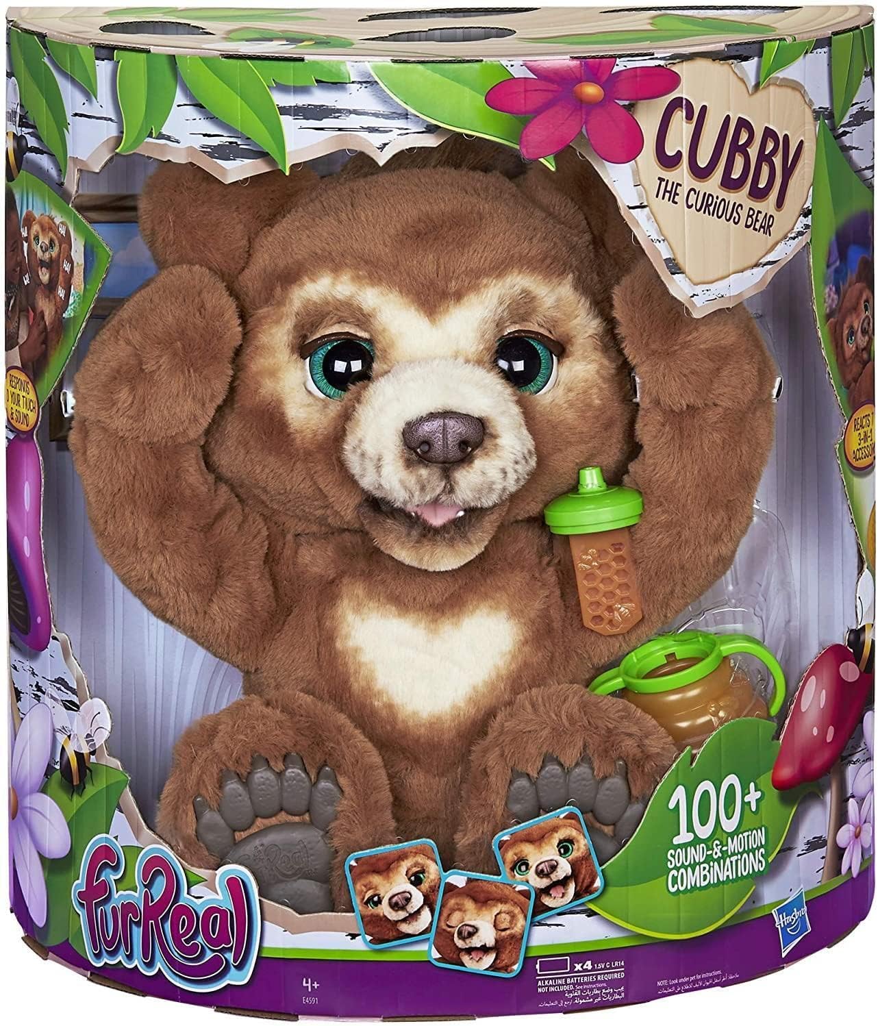 FurReal Friends E4591101 Teddybr, interaktiv, Cubby