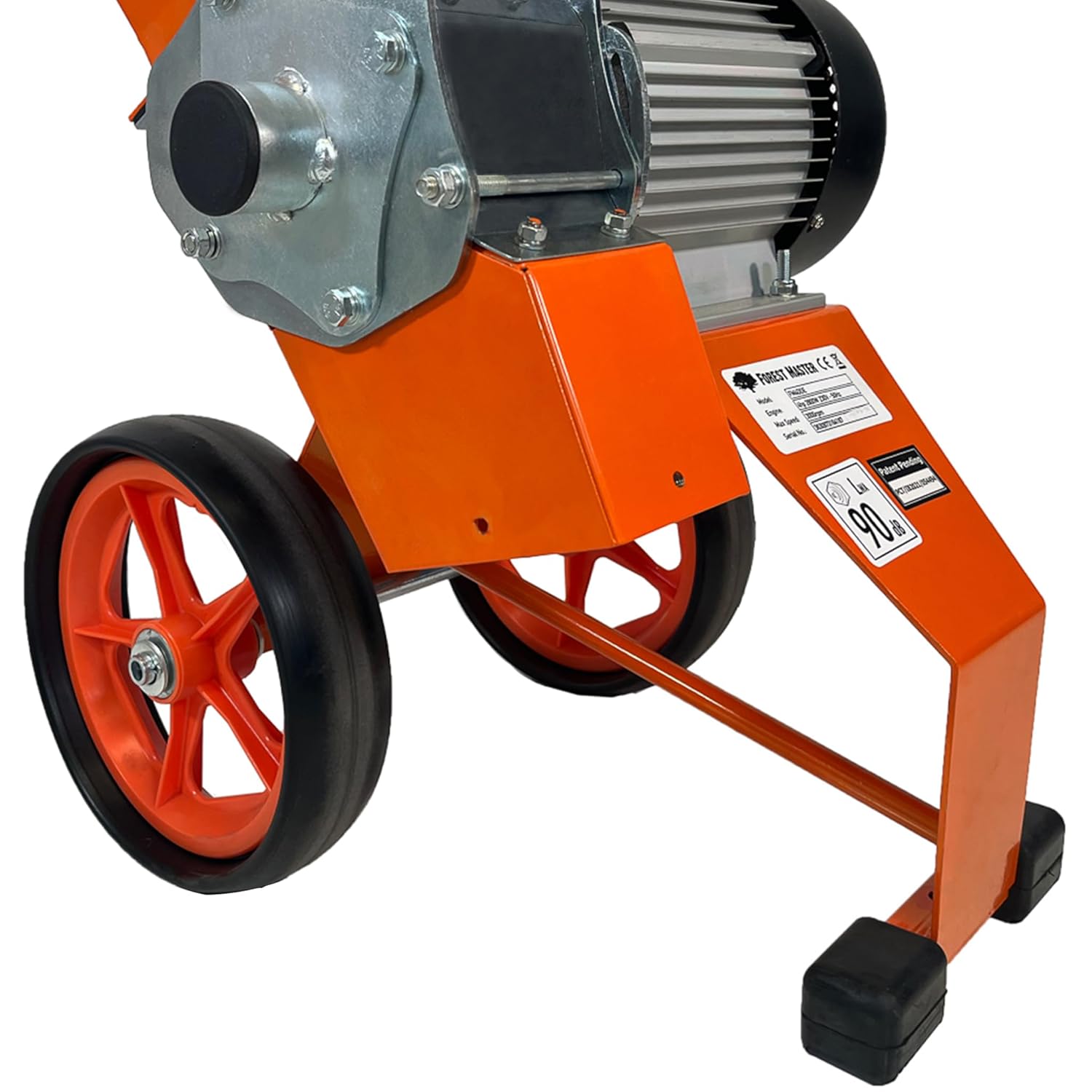 Forest Master FM4DD-MUL Elektrischer 4-PS-Kompaktholzhäcksler / Häcksler / Mulcher für den Garten