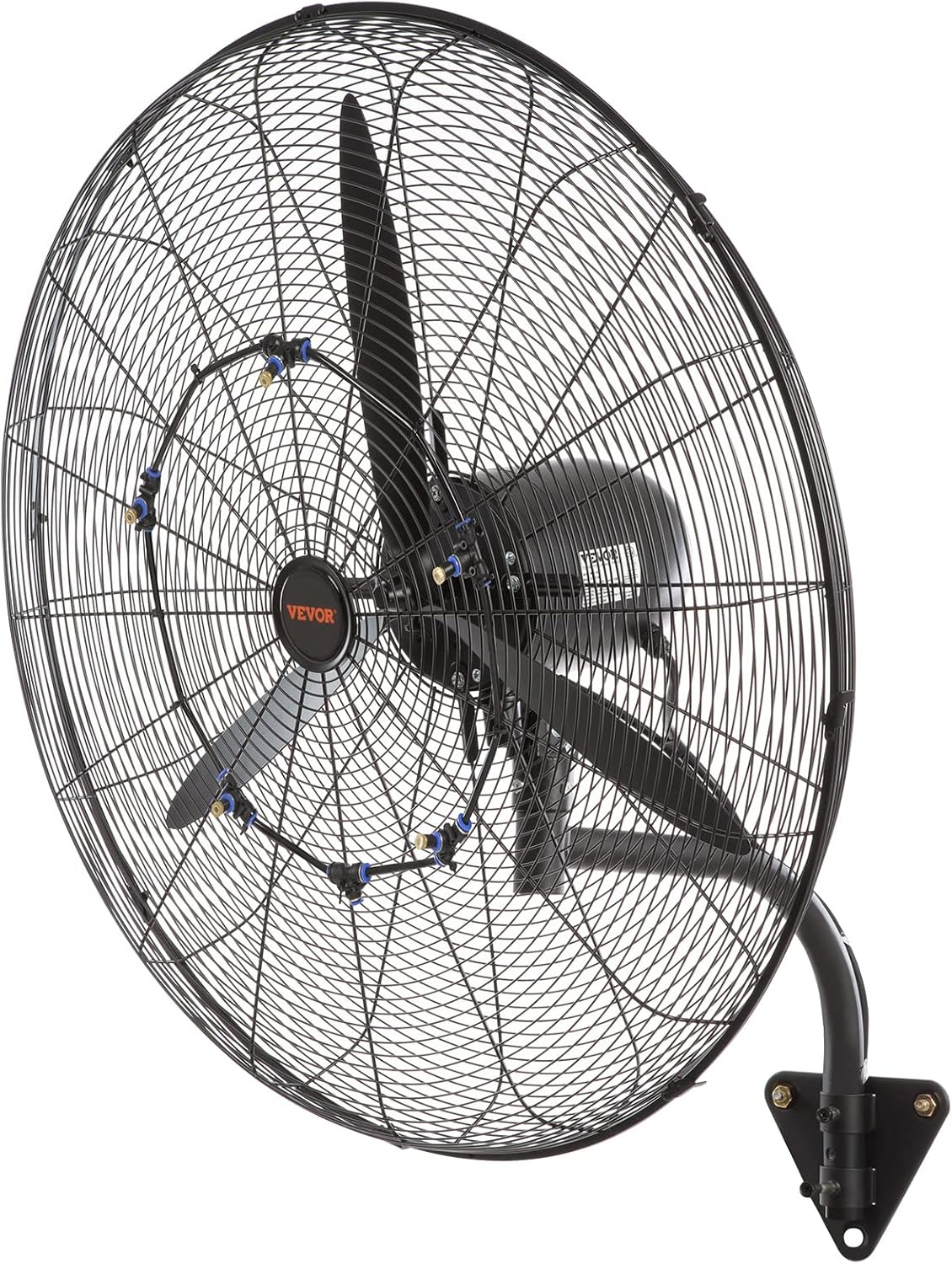 VEVOR Nebelventilator, 74,9 cm, wasserdichter Industrieventilator, 3 Geschwindigkeiten, 9500 CFM, gewerblicher oder privater Ventilator zur Kühlung von Lagerhäusern, Gewächshäusern, Werkstätten