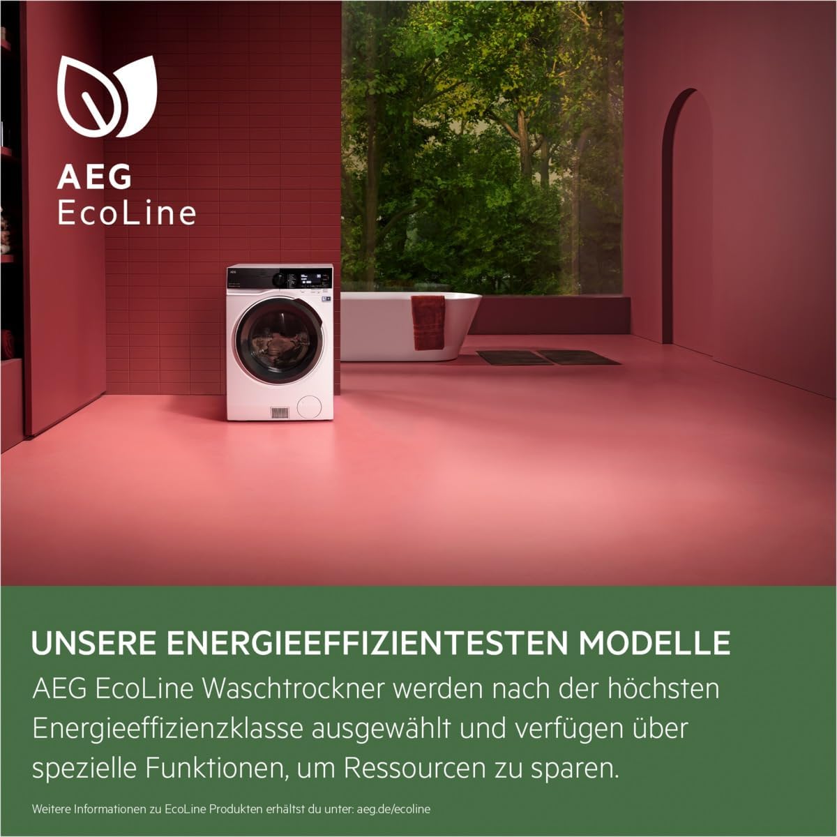 AEG L7WBA60680 Waschtrockner / DualSense - schonende Pflege / 8 kg Waschen / 5 kg Trocknen / D / energiesparend / Mengenautomatik / Nachlegefunktion / ProSteam - Auffrischfunktion / 1600 U/min Weiß