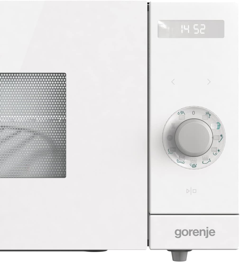 Gorenje MO 20 A3X Mikrowelle/ ChildLock/ AquaClean/ TouchControl/ SmartDisplay/Auftaufunktion/ 11 Automatikprogramme/ 5 Leistungsstufen/ 20l/ 800 W/ Edelstahl