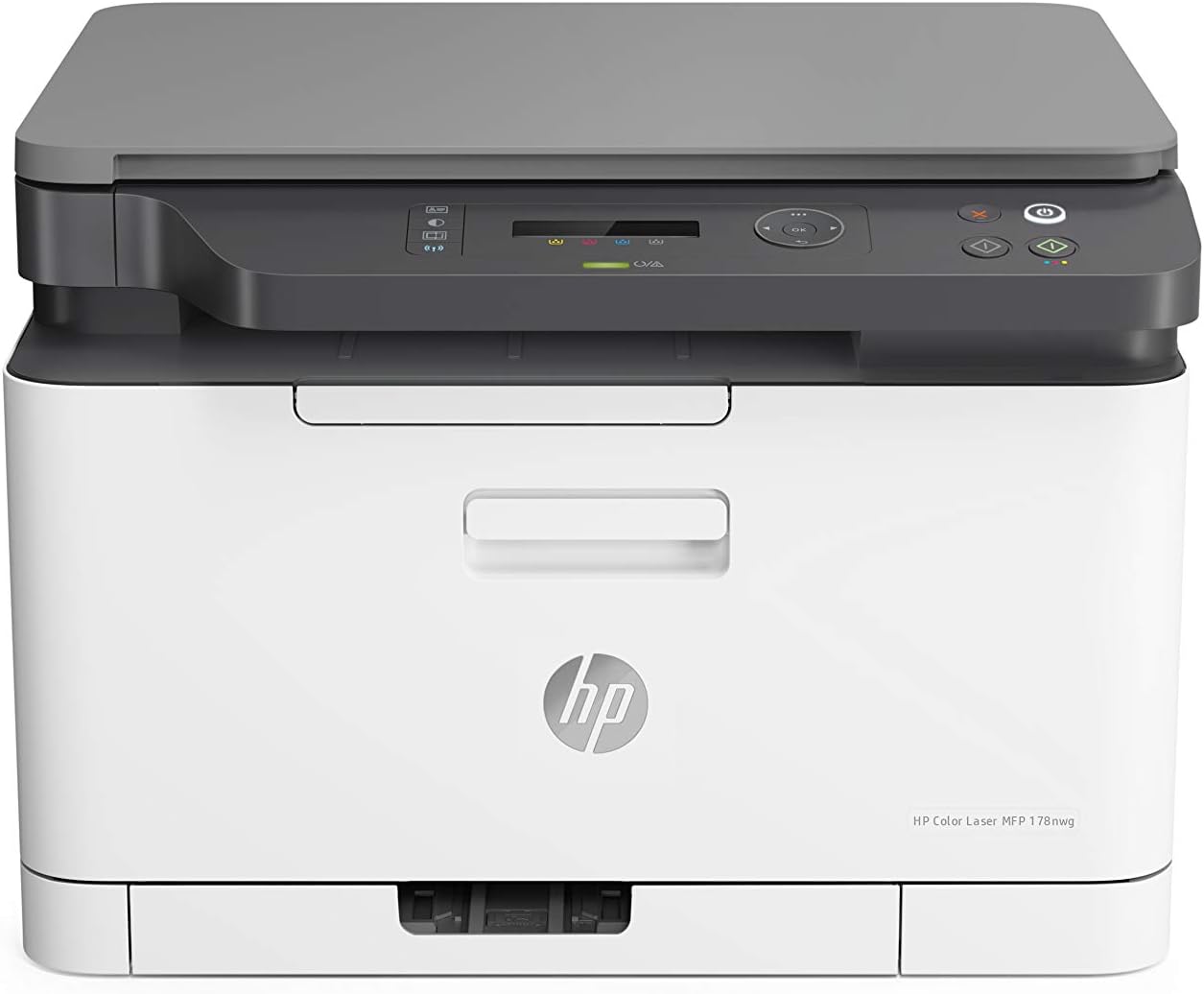 HP Color Laser MFP 179fwg Multifunktions-Farblaserdrucker, Drucken, Kopieren, Scannen, Faxen, Automatische Dokumentenzuführung, Wi-Fi, Ethernet, USB, HP Smart App