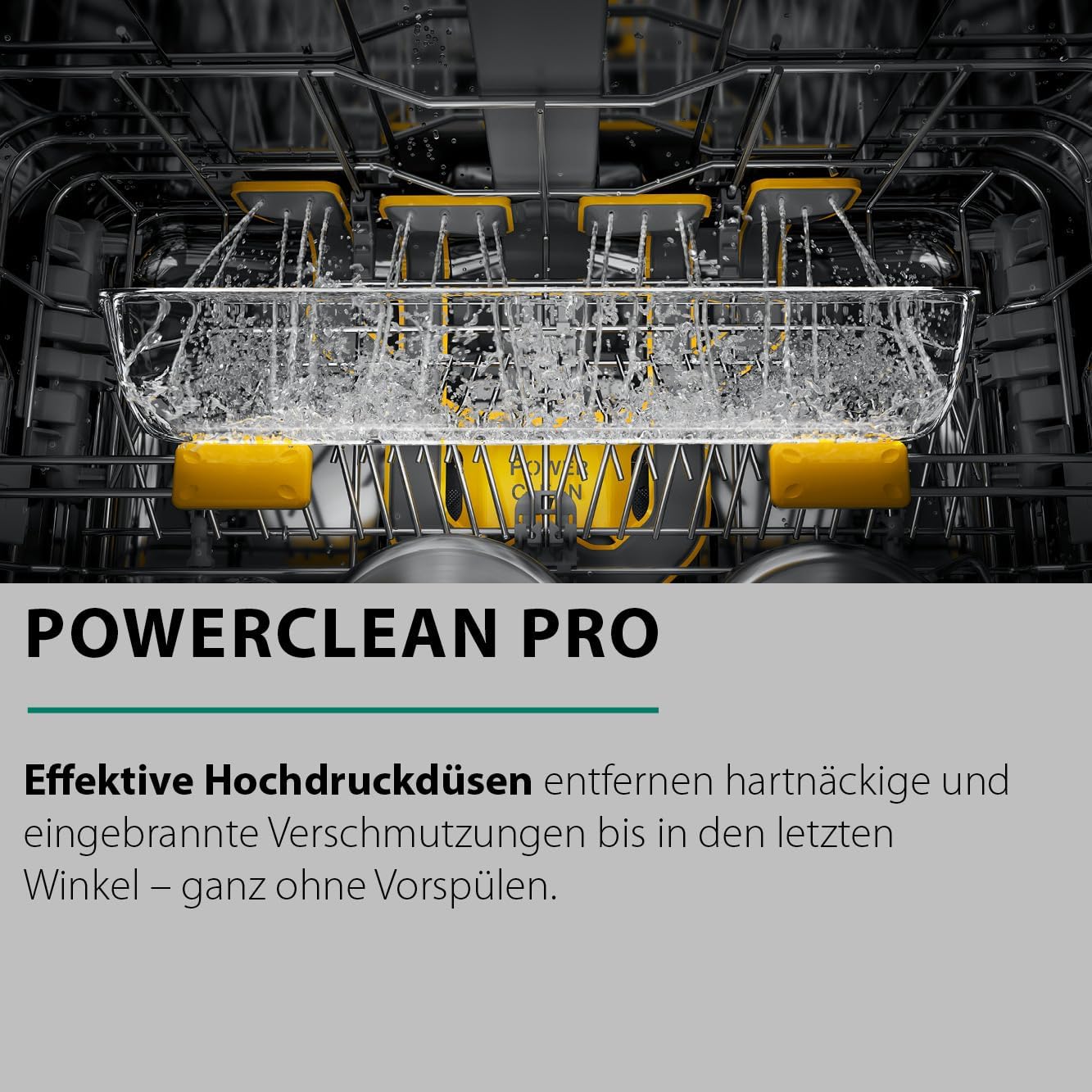Bauknecht B7F HP43 XA Freistehender Geschirrspüler/ 60 CM/ 15 Maßgedecke/PowerClean Pro-Effektive Hochdruckdüsen/Natural Dry-Automatische Türoffnung-Bessere Trocknung/Maxi Space-Mehr Innenraum