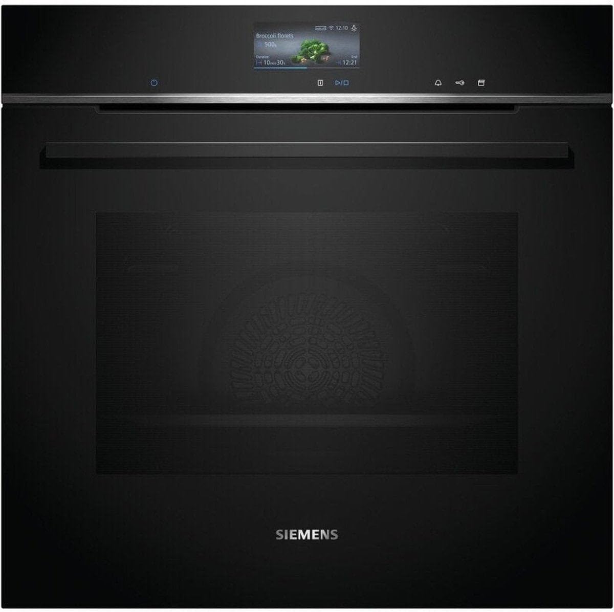 Siemens HB572ABS3, iQ300, Einbau-Backofen 60 x 60 cm, Air Fry, activeClean Pyrolyse Selbstreinung, LED-Touchbedienung, 3D Heißluft, Schnellaufheizung, cookControl10 Automatikprogramme, Edelstahl