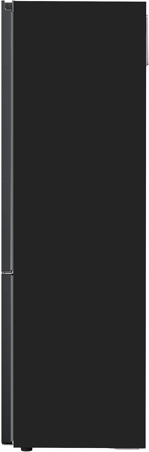 LG GBV22NCCEP Kühl-/Gefrierkombination – Smart Inverter Compressor, Total No Frost, Modern Flat Door Design, Matt Schwarz Metallic, Energieeffizienz A