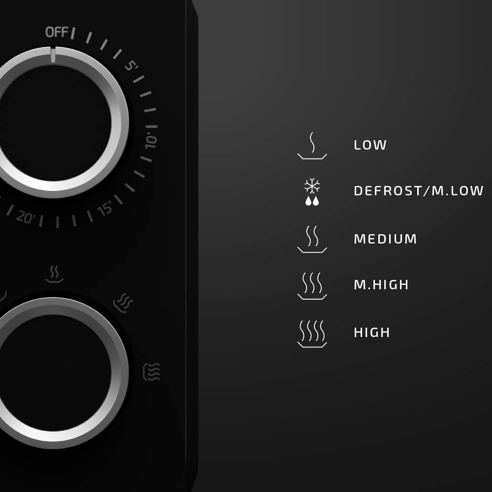 Cecotec Mikrowelle mit ProClean 8110 Grill. 28l Kapazität, Ready2Clean Beschichtung, 1000 W Leistung, 1000 W Grill, 5 Betriebsebenen, 8 Programme, 60 min Timer, LED-Anzeige