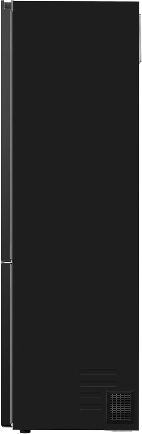 LG GBV22NCCEP Kühl-/Gefrierkombination – Smart Inverter Compressor, Total No Frost, Modern Flat Door Design, Matt Schwarz Metallic, Energieeffizienz A