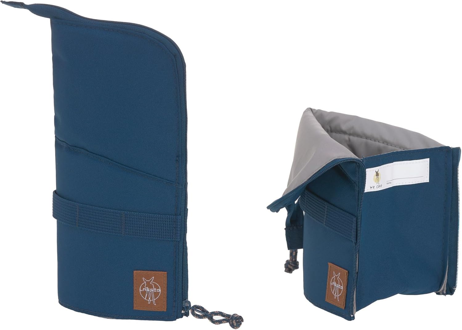 LÄSSIG 7-teiliges Schulranzen Set Kinder/School Set Boxy Unique Schwarz