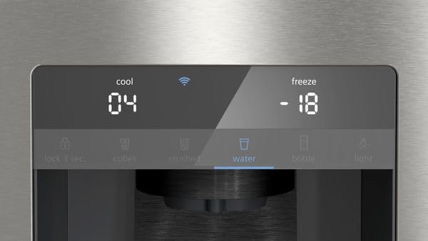 SIEMENS KF96NVPEA iQ300 Multi-Door-Kühlschrank, 183 x 91 cm, 405 L Kühlen & 200 L Gefrieren, hyperFresh längere Frische, noFrost nie wieder abtauen, superCooling schnellere Kühlung