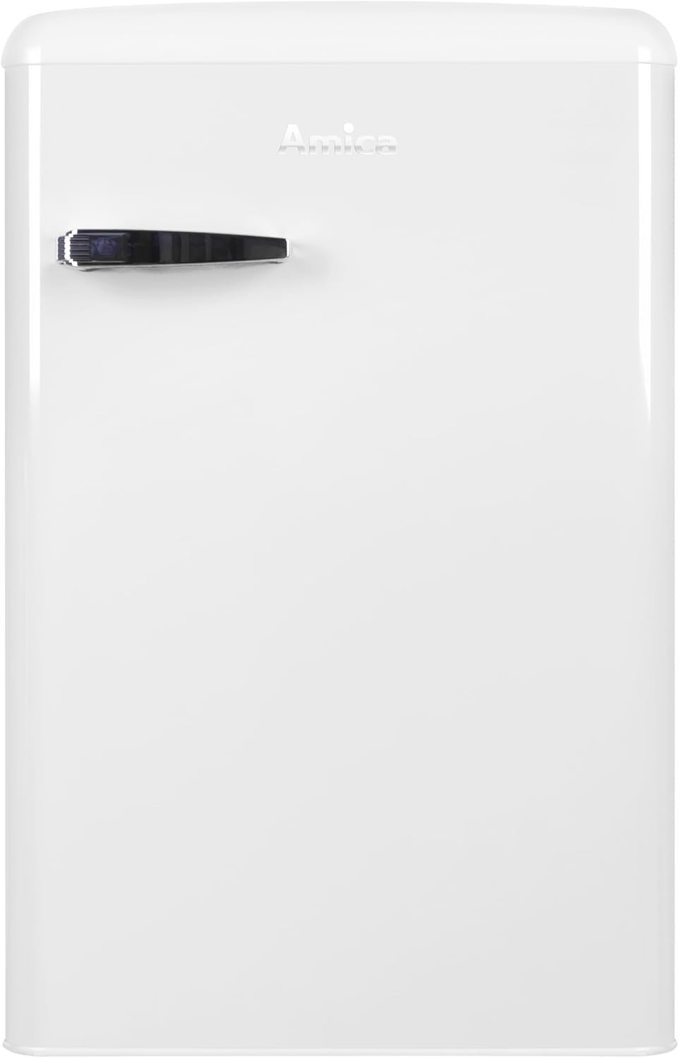 Amica KGC 15632 T Retro Kühl-/Gefrierkombination / Ice Blue (Türkis) / 144cm (H) x 55cm (B) x 62cm (T) / Retro-Design / Kühlschrank mit Gefrierfach