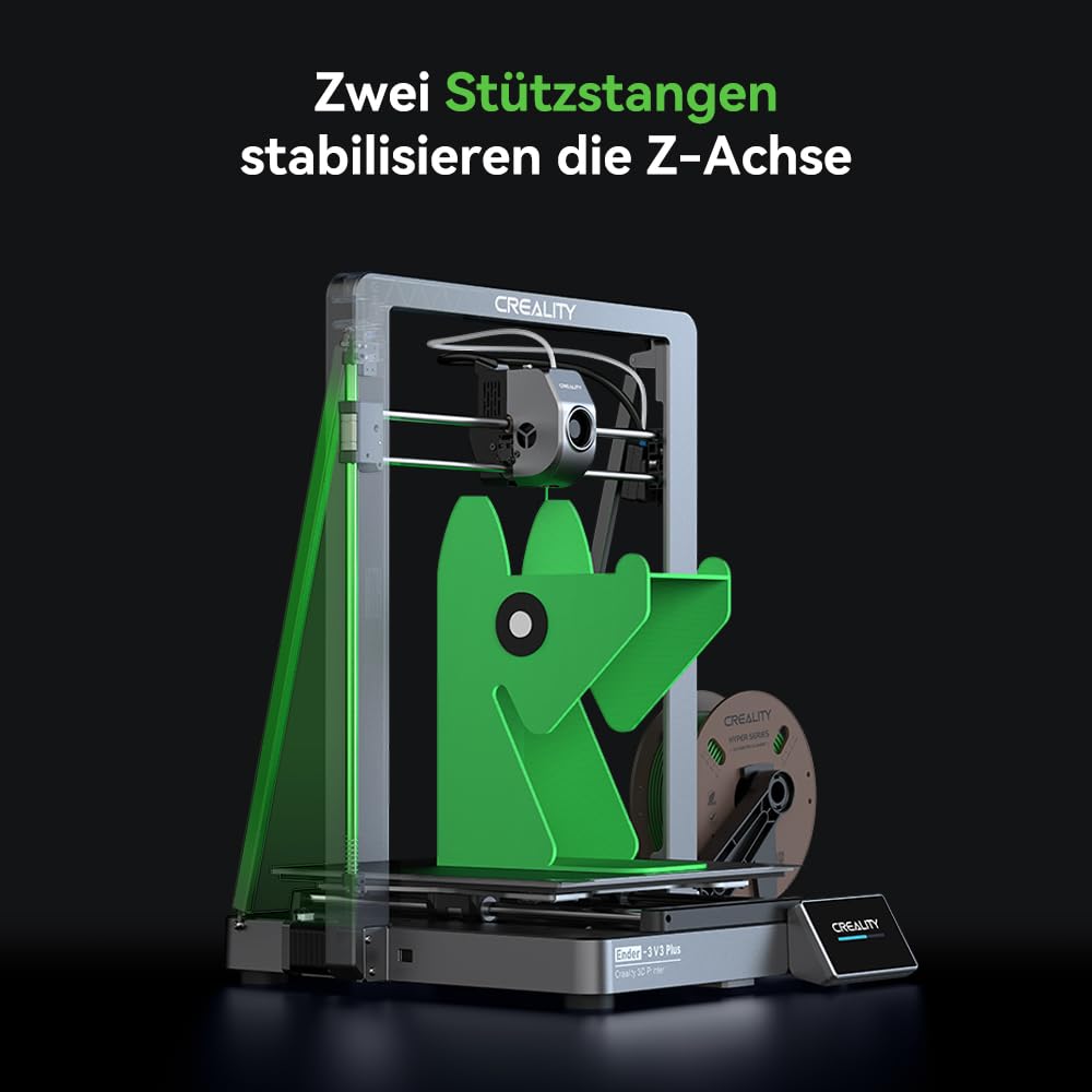 Creality K2 Plus Combo 3D-Drucker, 16-Farben Multimaterial-Druck, 350³mm XXL-Bauraum, Servo-Direktantrieb, Dual-KI-Kameras, Ultra-Leise <45dB, Aktive Heizkammer, RFID/WLAN (Industrie 4.0)