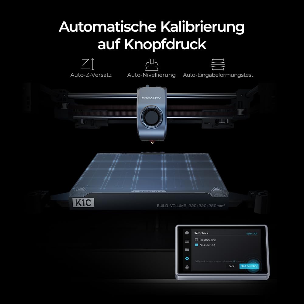 Creality K2 Plus Combo 3D-Drucker, 16-Farben Multimaterial-Druck, 350³mm XXL-Bauraum, Servo-Direktantrieb, Dual-KI-Kameras, Ultra-Leise <45dB, Aktive Heizkammer, RFID/WLAN (Industrie 4.0)