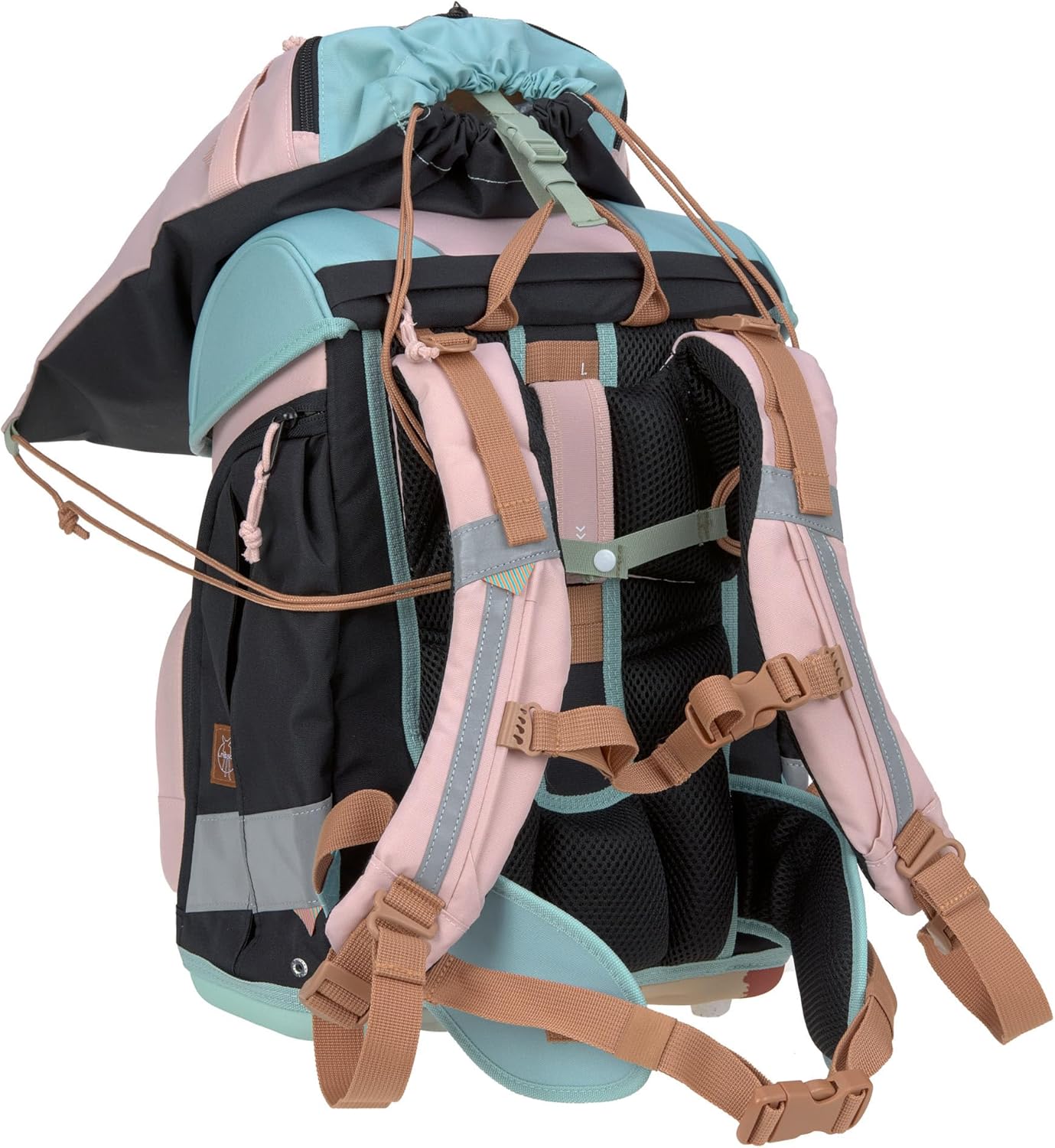 LÄSSIG 7-teiliges Schulranzen Set Kinder/School Set Boxy Unique Schwarz