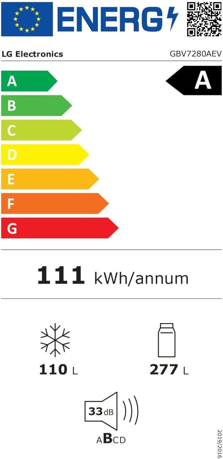 LG GBV22NCCEP Kühl-/Gefrierkombination – Smart Inverter Compressor, Total No Frost, Modern Flat Door Design, Matt Schwarz Metallic, Energieeffizienz A