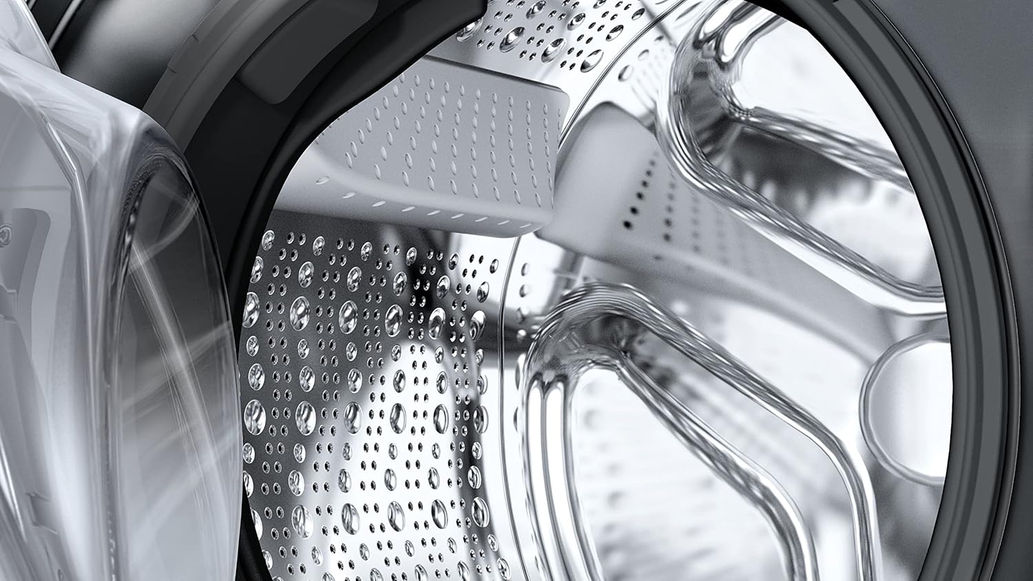 BOSCH WAN28127 Waschmaschine Serie 4, Frontlader mit 8kg Fassungsvermögen, 1400 UpM, Iron Assist, Active Water Plus, EcoSilence Drive, Speed Perfect, Weiß, 60cm