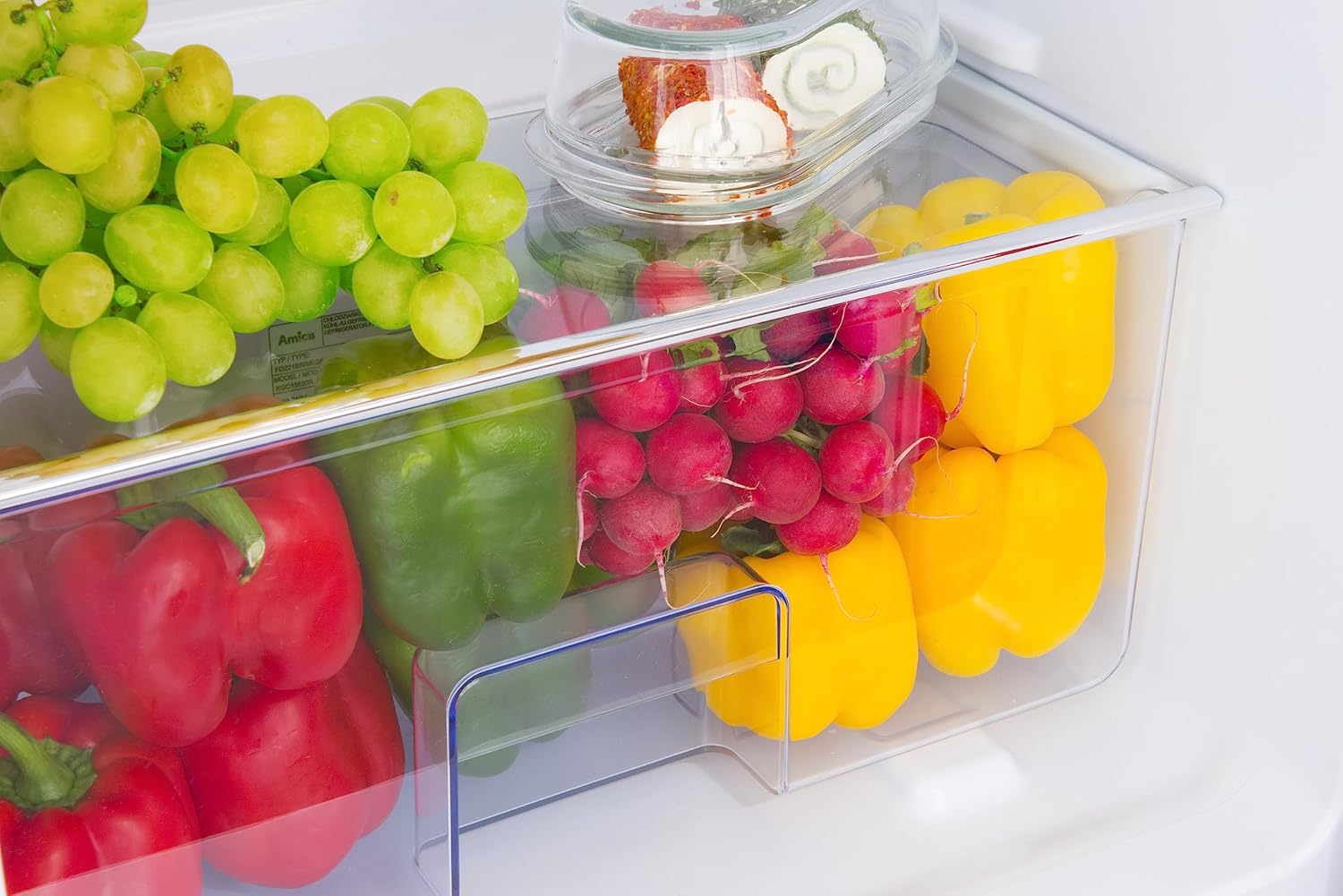 Amica KGC 15632 T Retro Kühl-/Gefrierkombination / Ice Blue (Türkis) / 144cm (H) x 55cm (B) x 62cm (T) / Retro-Design / Kühlschrank mit Gefrierfach