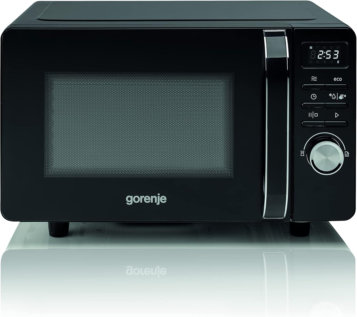 Gorenje MO 20 A3X Mikrowelle/ ChildLock/ AquaClean/ TouchControl/ SmartDisplay/Auftaufunktion/ 11 Automatikprogramme/ 5 Leistungsstufen/ 20l/ 800 W/ Edelstahl