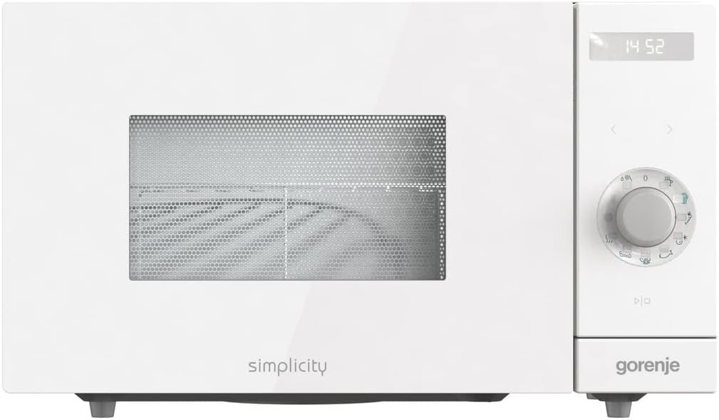 Gorenje MO 20 A3X Mikrowelle/ ChildLock/ AquaClean/ TouchControl/ SmartDisplay/Auftaufunktion/ 11 Automatikprogramme/ 5 Leistungsstufen/ 20l/ 800 W/ Edelstahl