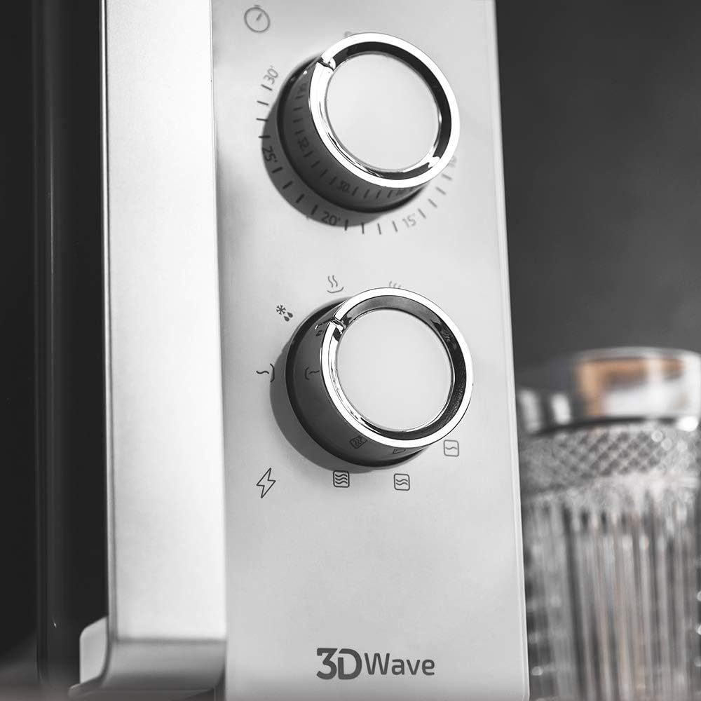 Cecotec Mikrowelle mit ProClean 8110 Grill. 28l Kapazität, Ready2Clean Beschichtung, 1000 W Leistung, 1000 W Grill, 5 Betriebsebenen, 8 Programme, 60 min Timer, LED-Anzeige