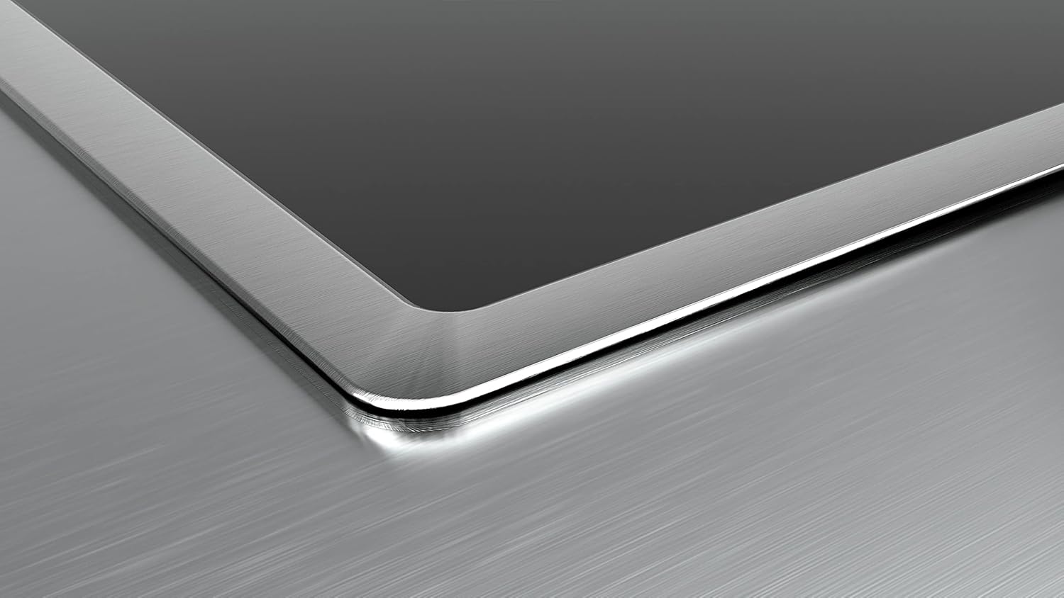 Siemens EQ311KA1ZM Einbau-Herd-Set iQ300, Integrierbare Herd-Kochfeld-Kombination 60 cm breit, Dampfunterstützung, Schnellaufheizung, 3D Heißluft, Bräterzone, Schwarz