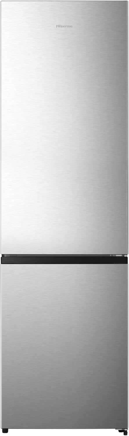 Hisense RB327N4AD2 Kühl-Gefrierkombination/ NoFrostPlus/ Multiflow 360°/ HolidayMode/ FreshZone/ 182,4 cm/ Kühlteil 171 l/ Gefrierteil 85 l/ 41 dB/ 287 kWh/ Jahr/ Edelstahl-Look