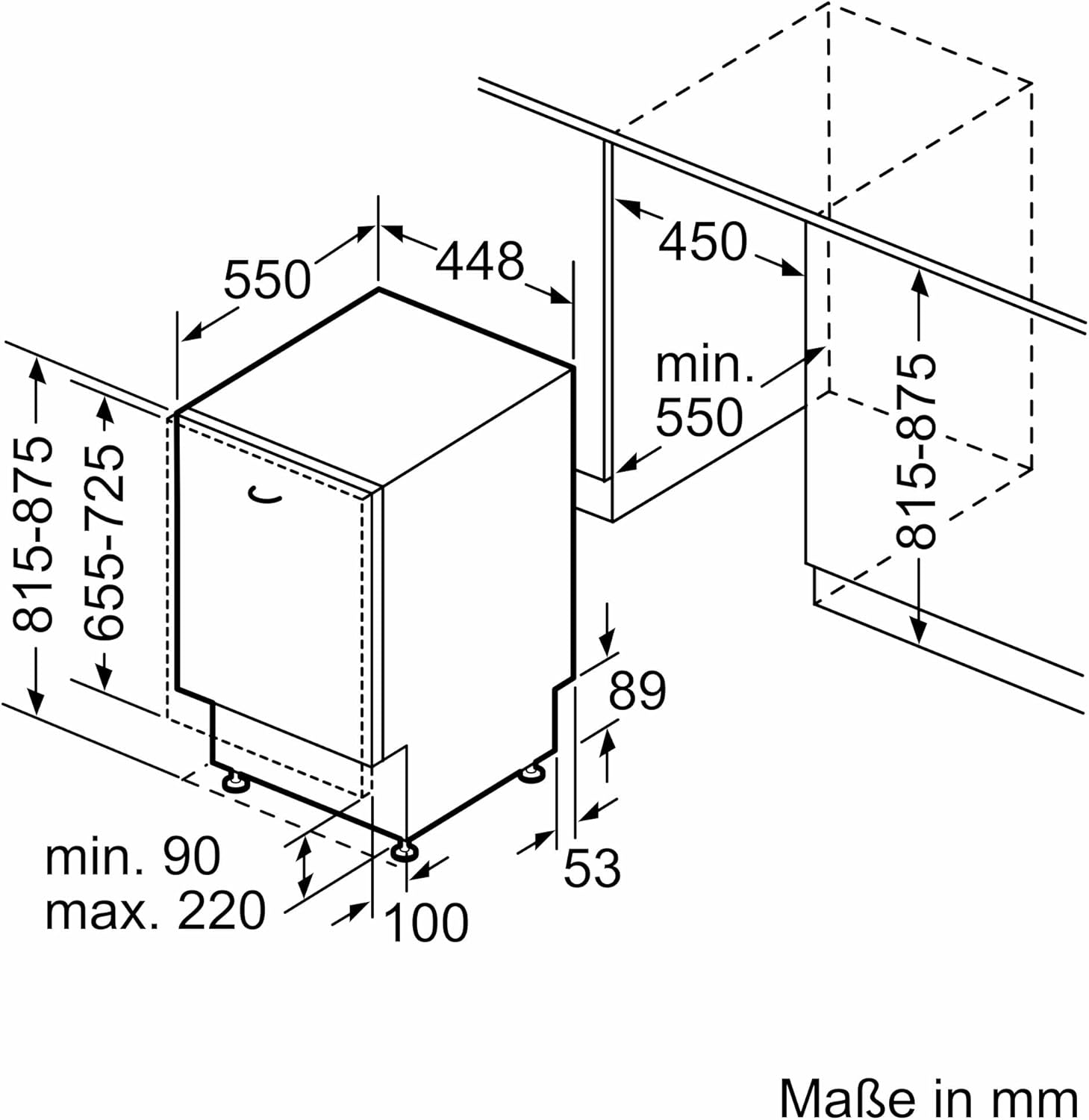 NEFF S157YCX03E, N 70, Smarter Geschirrspüler Vollintegriert, 60 cm, Besteckschublade, Made in Germany, Zeolith-Trocknung, besonders leise Spülmaschine, höhenverstellbarer Oberkorb, starker Sprühdruck