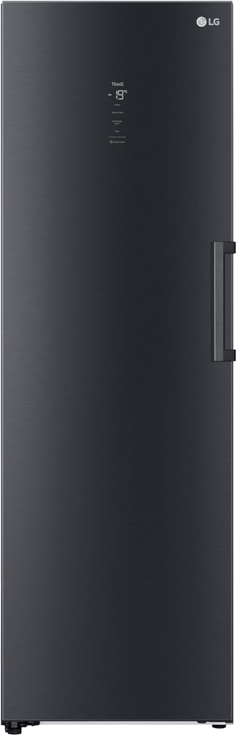 LG GLM71MCCSX, Klasse C, 386 L, Kühlgerät mit Touchdisplay, XXL-Stauraum, DoorCooling+, WiFi - Matte Black