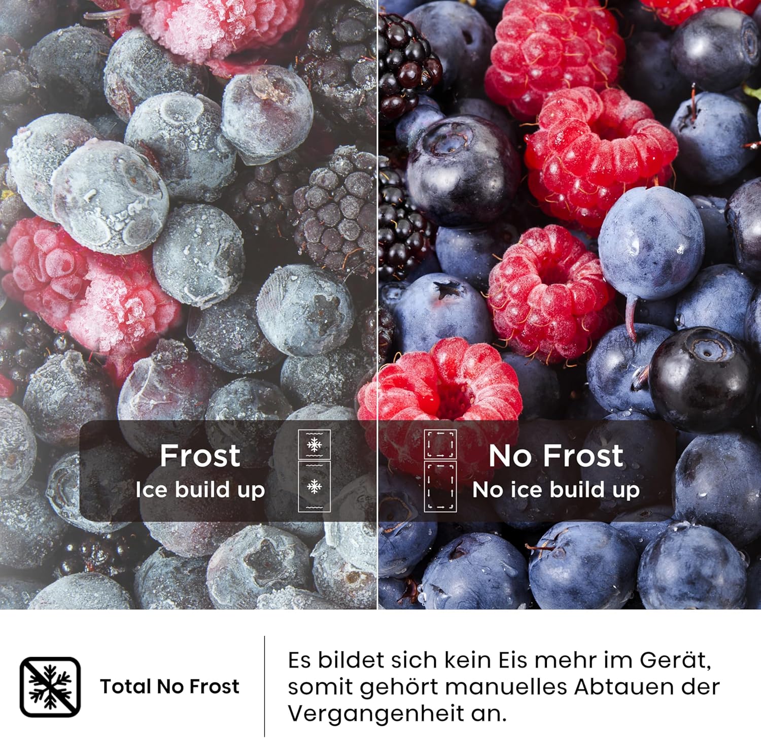 Hisense FV191N4AW2 Gefrierschrank/ TotalNoFrost/ SuperFreeze/ Türalarm/ Multiflow 360°/ BigBox/ 143,4 cm/ Gefrierteil 147 l/ 41 dB/ 205 kWh/Wei