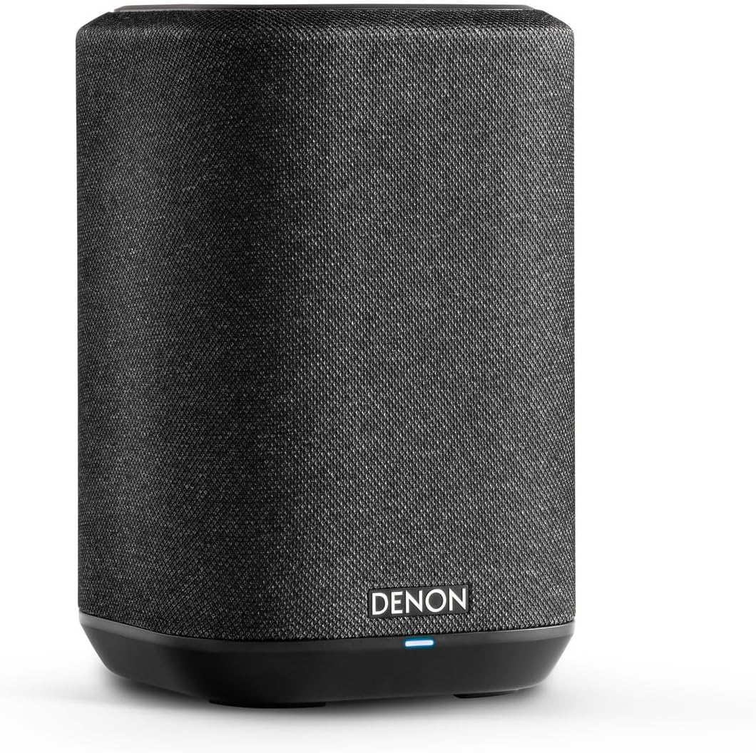 Denon Home 150 Multiroom-Lautsprecher, HiFi Lautsprecher mit HEOS Built-in, Alexa integriert, WLAN, Bluetooth, USB, AirPlay 2, Hi-Res Audio, schwarz
