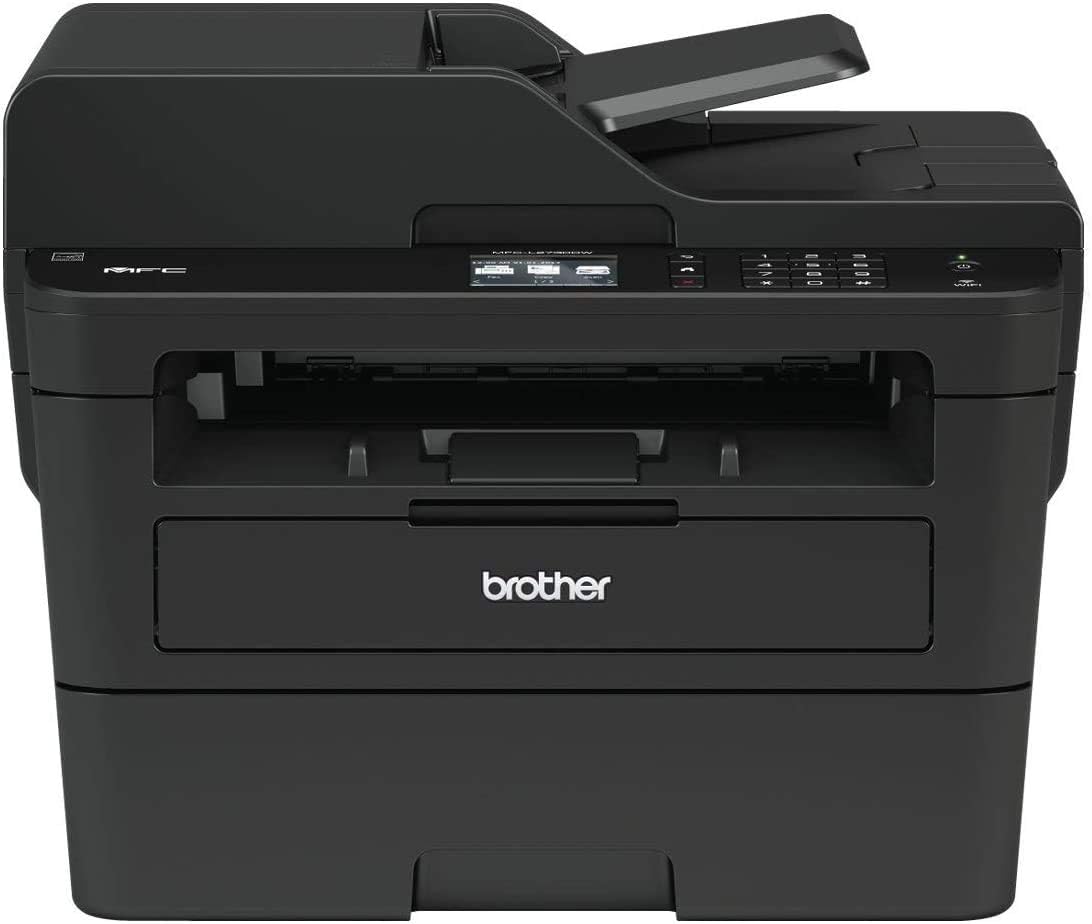 Brother MFC-L2835DW | 4-in-1-Multifunktionsdrucker (Drucken/Scan/Kopieren/Faxen) Laserdrucker Monochrom – WLAN & Ethernet – Dokumentenzuführung (ADF) für 50 Blatt – Druckgeschwindigkeit von 32 Seiten