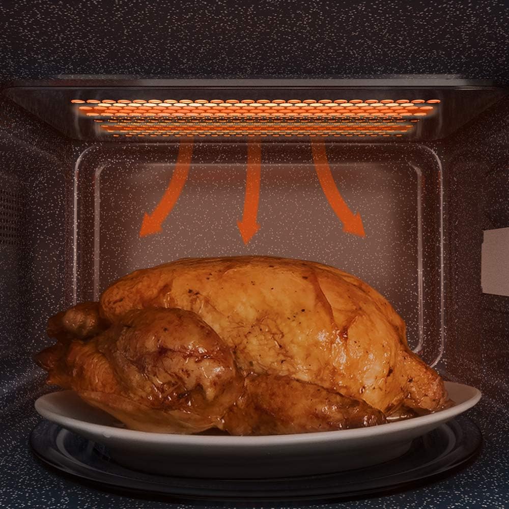 Cecotec Mikrowelle mit ProClean 8110 Grill. 28l Kapazität, Ready2Clean Beschichtung, 1000 W Leistung, 1000 W Grill, 5 Betriebsebenen, 8 Programme, 60 min Timer, LED-Anzeige