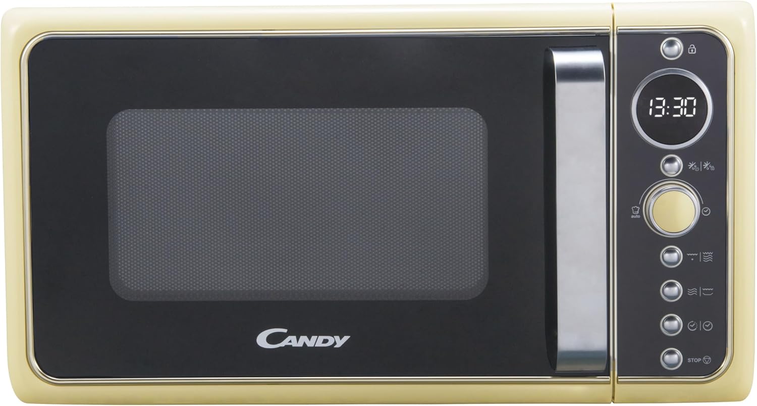 Candy Mikrowelle / 900 Watt/Grill 1000 Watt / 25 Liter/Grilleinsatz/Creme/Modell: DIVO G25CC