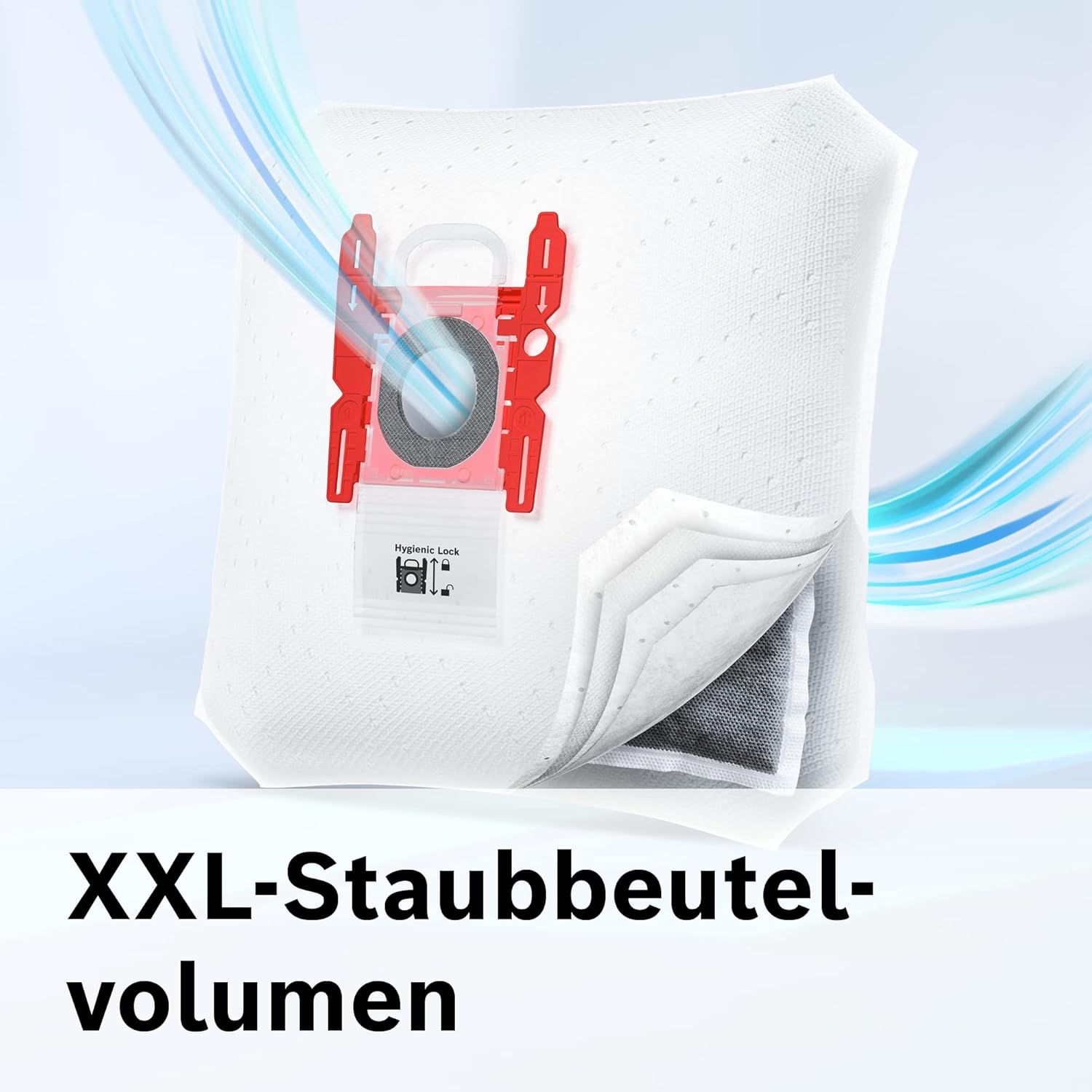 Bosch Staubsauger mit Beutel Serie 8 BGB75X494, Bodenstaubsauger, ideal für Allergiker, Hygiene-Filter, Bodendüse für Parkett, Teppich, Fliesen, langes Kabel, leise, 650 W, blau