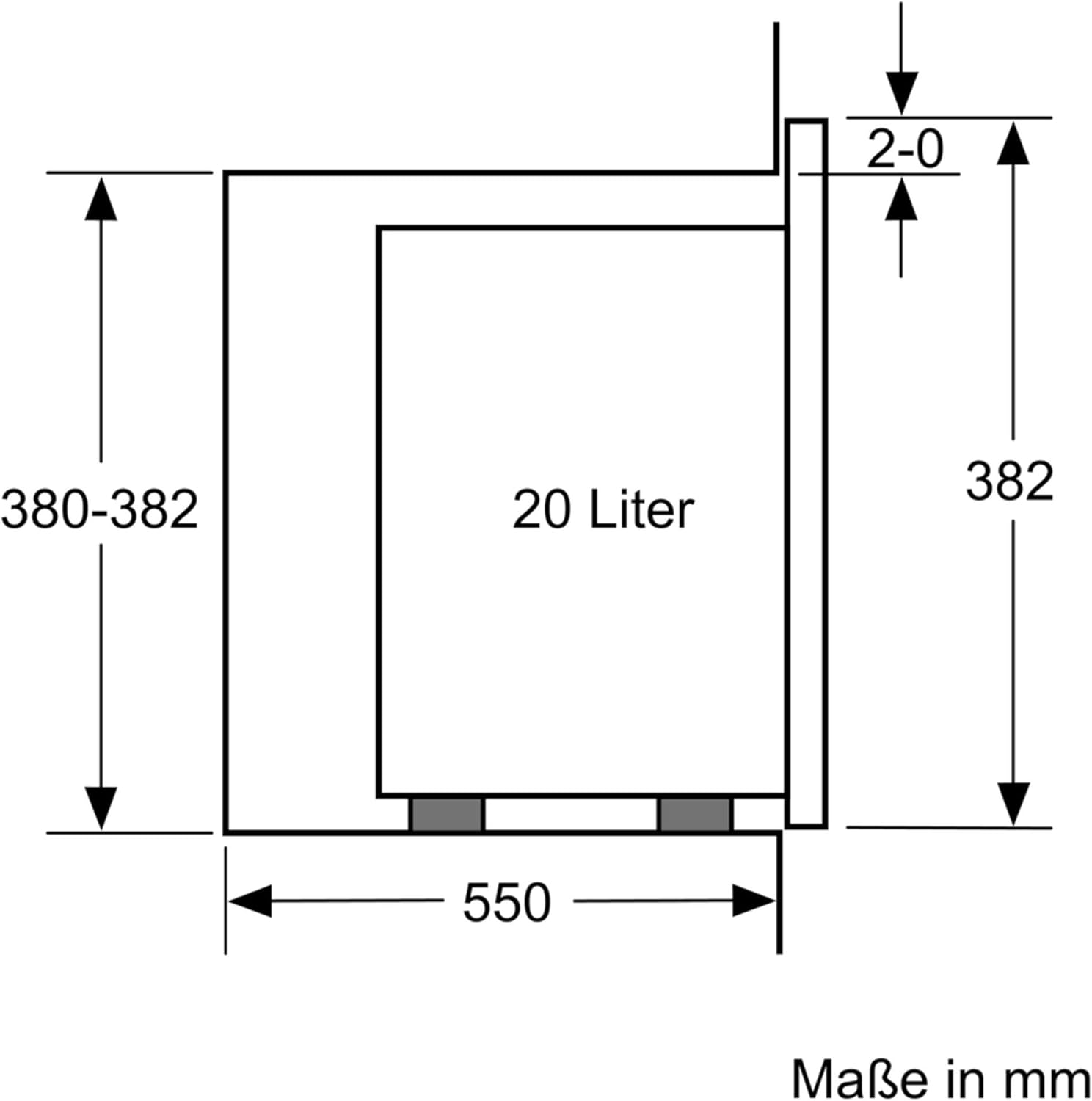 Siemens BF525LMB1 iQ500, Einbau-Mikrowelle, 59 x 38 cm, 800W, 20L Garraum Edelstahl, 25,5 cm Drehteller, touchControl Bedienung, Hydrolytische Reinigungshilfe, cookControl 7 Automatikrogramme, Schwarz