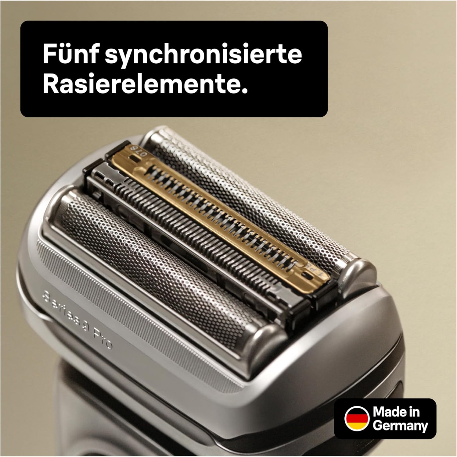 Braun Series 9 Pro Premium Rasierer Herren mit 4+1 Scherkopf, Elektrorasierer & ProLift Trimmer, PowerCase, 5-in-1 Reinigungsstation, 60 Min Laufzeit, Made in Germany, 9477cc, silber