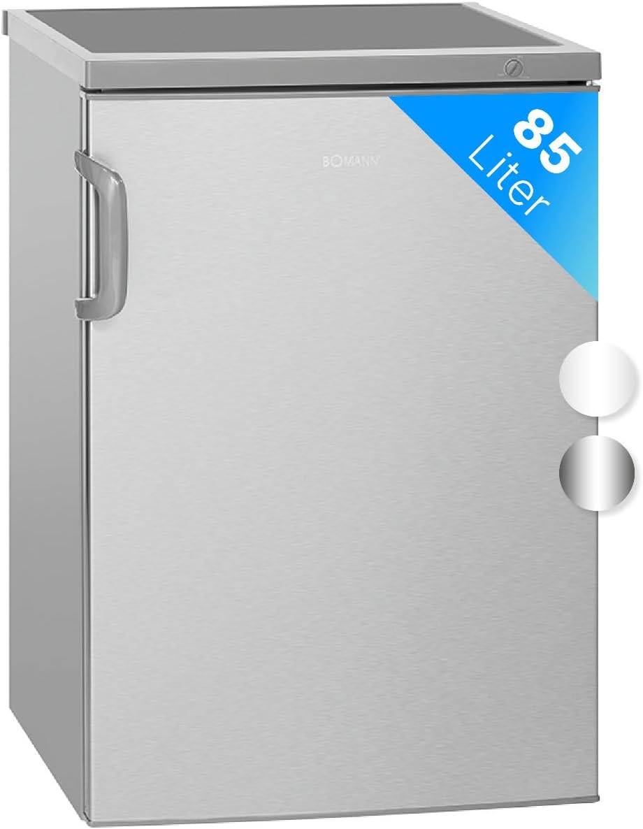 Bomann® Gefrierschrank 87L | Gefrierschrank klein mit Temperaturbereich ≤ -18°C | 3 Schubladen | Tiefkühlschrank mit wechselbarem Türanschlag | Freezer Tiefkühlschrank klein GS 7253 weiß