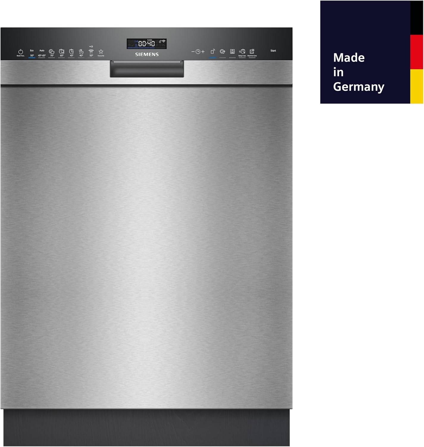 Siemens SN63EX14VE, iQ300 Smarter Geschirrspüler, Vollintegrierte Spülmaschine mit Besteckschublade, 60 cm, Auto Türöffnung dank autoOpen dry, Besonders leise durch iQdrive-Motor, infoLight aquaStop