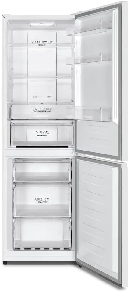 Gorenje N 619EAXL4 Kühl-Gefrier-Kombination/ LED Display/ 186 cm/ 300 l/ NoFrostPLus/ Gemüsefach mit Feuchteregler/ FastFreeze/ edelstahl