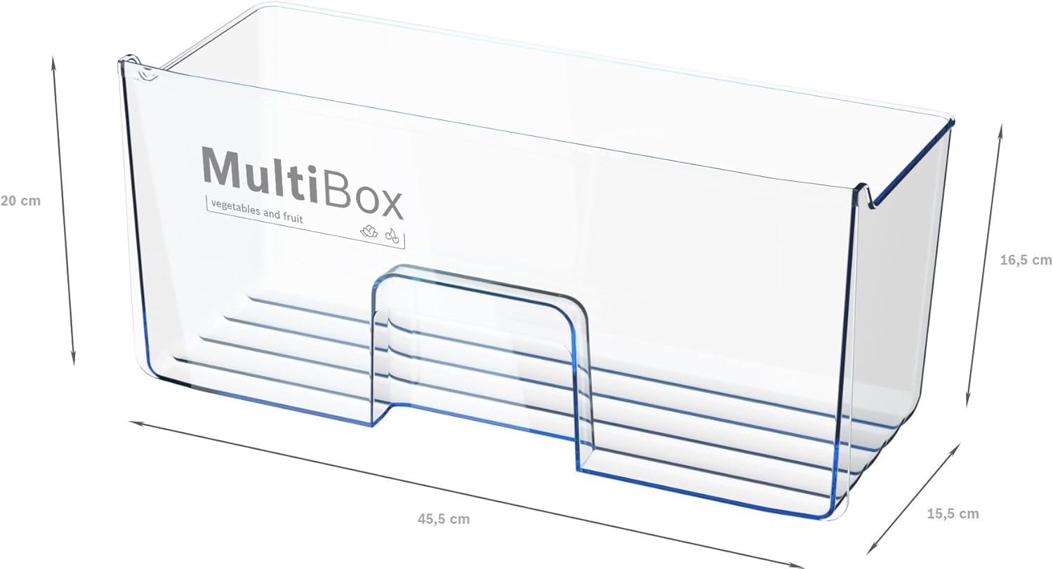 Bosch KTR15NWEB, Serie 2 Mini-Kühlschrank 85 x 56, 134 L, MultiBox für länger frisches Obst und Gemüse, Schnellkühlung, 39 dB leise trotz starker Kühlkraft, LED-Beleuchtung, Weiß