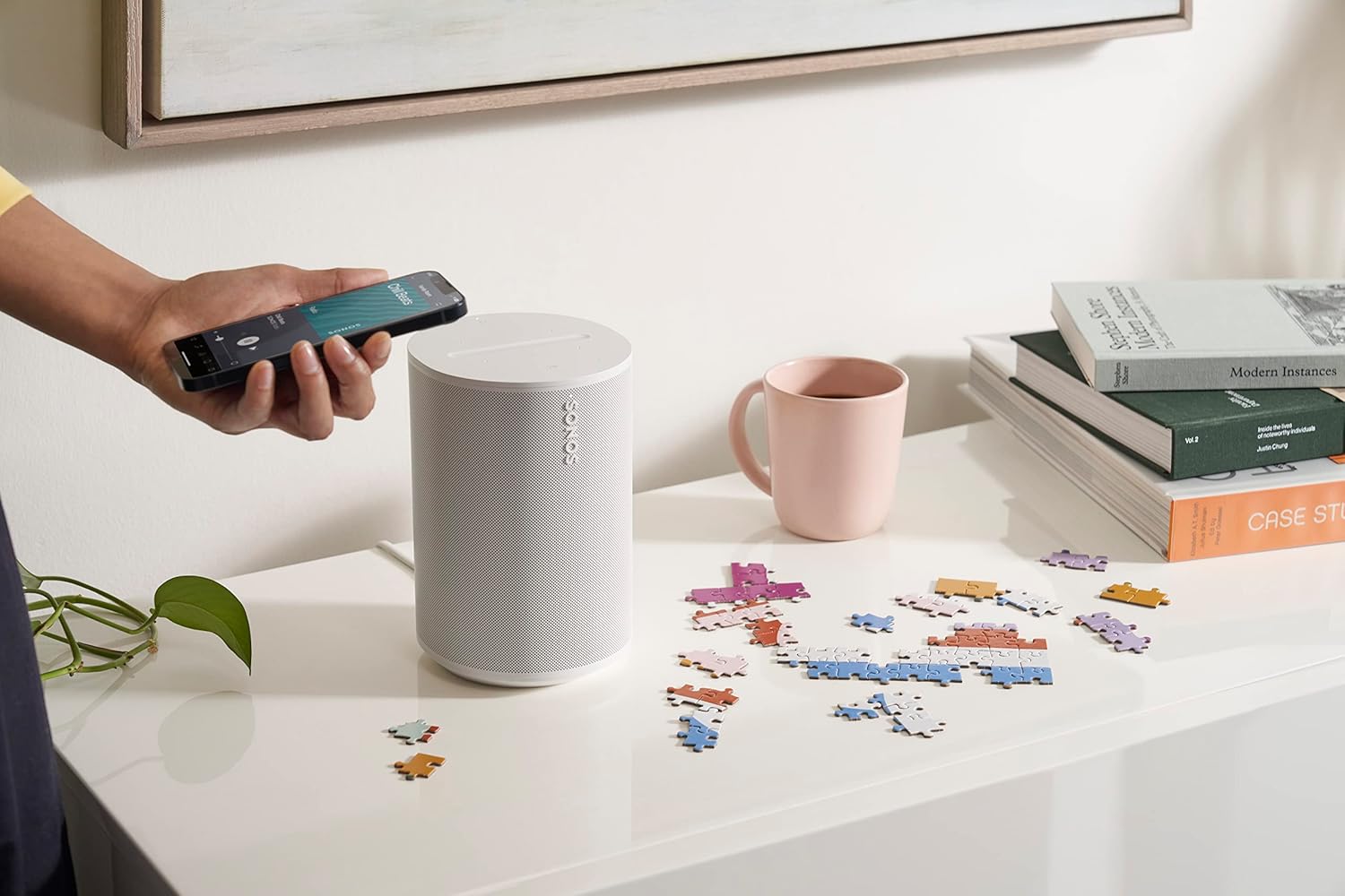 Sonos Era 100 | Smart Speaker mit WLAN, Bluetooth, kompatibel mit   Alexa - Schwarz
