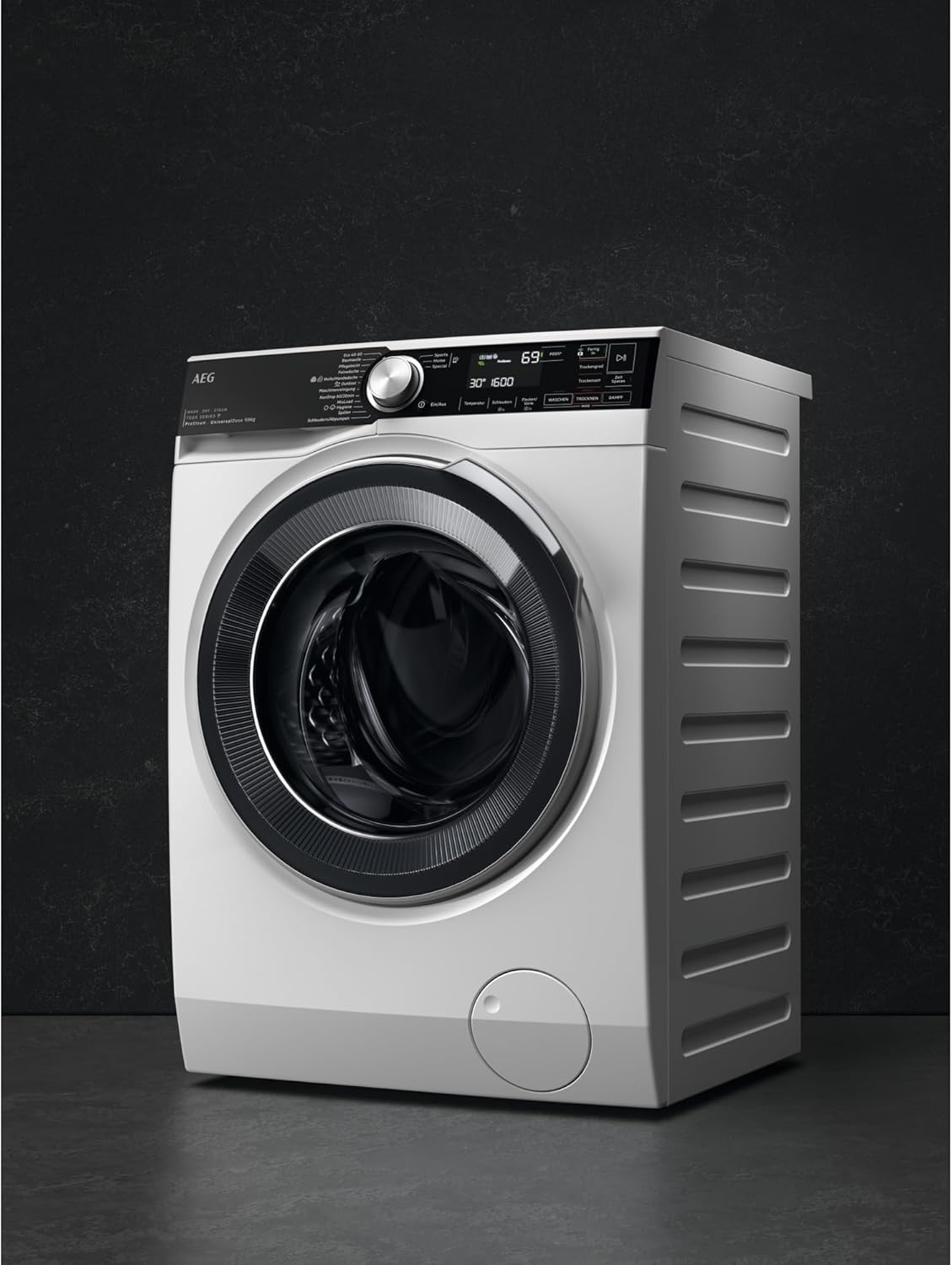 AEG L7WBA60680 Waschtrockner / DualSense - schonende Pflege / 8 kg Waschen / 5 kg Trocknen / D / energiesparend / Mengenautomatik / Nachlegefunktion / ProSteam - Auffrischfunktion / 1600 U/min Weiß