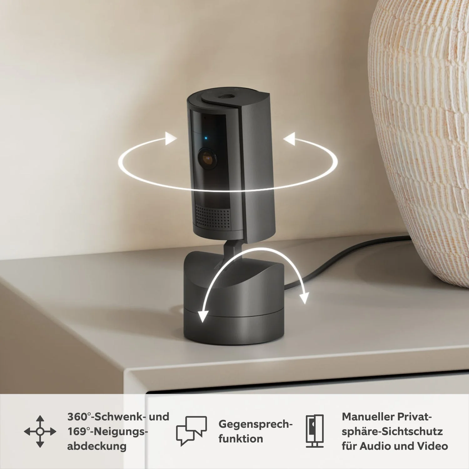 2er-Set Bewegliche Innenkamera (Pan-Tilt Indoor Camera)