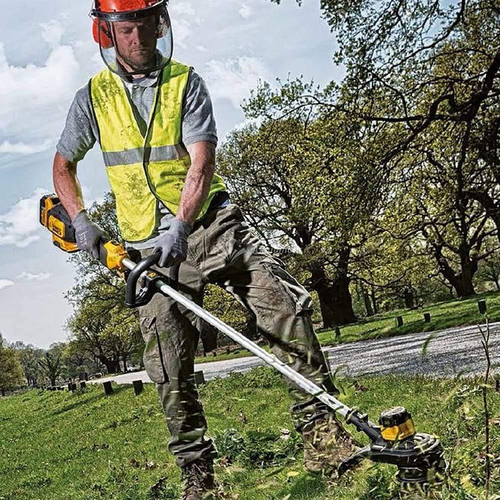 DEWALT Akku-Rasentri mmer (18 Volt, bürstenlos, 30 cm Schnittbreite, zwei-Stufen-Elektronik, Bumb-Feed Fadenverlängerung, für große Flächen und Gärten, Lieferung ohne Akku und Ladegerät) DCM561PB