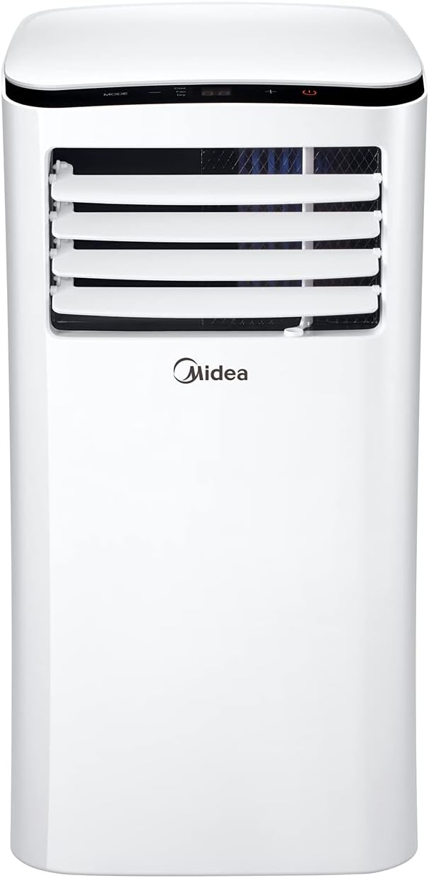 Midea Mobiles Klimagerät MPD-12CRN7, 12000 BTU 3,5kW, Kühlen&Ventilieren&Entfeuchten, Raumgröße bis 117m³(43㎡), Mobile Klimaanlage mit Abluftschlauch