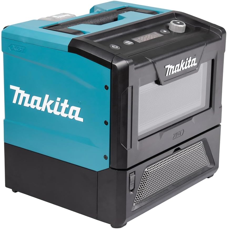 Makita MW001GZ Akku-Mikrowelle 40V max. 350/500 W, 8 l (ohne Akku, ohne Ladegerät)