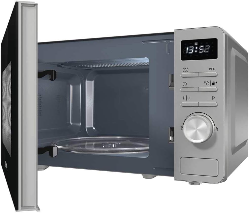 Gorenje MO 20 A3X Mikrowelle/ ChildLock/ AquaClean/ TouchControl/ SmartDisplay/Auftaufunktion/ 11 Automatikprogramme/ 5 Leistungsstufen/ 20l/ 800 W/ Edelstahl
