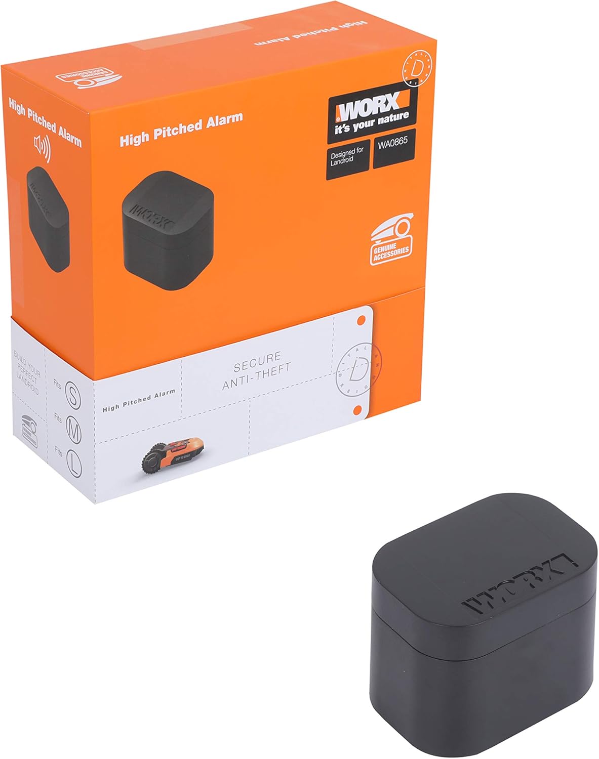 WORX WA0860 Landroid Modul Kollisionssensor ACS - Hindernisvermeidung - kompatibel für alle neuen Landroid Modelle ab 2019 (nicht für VISION) - Farbe Silber