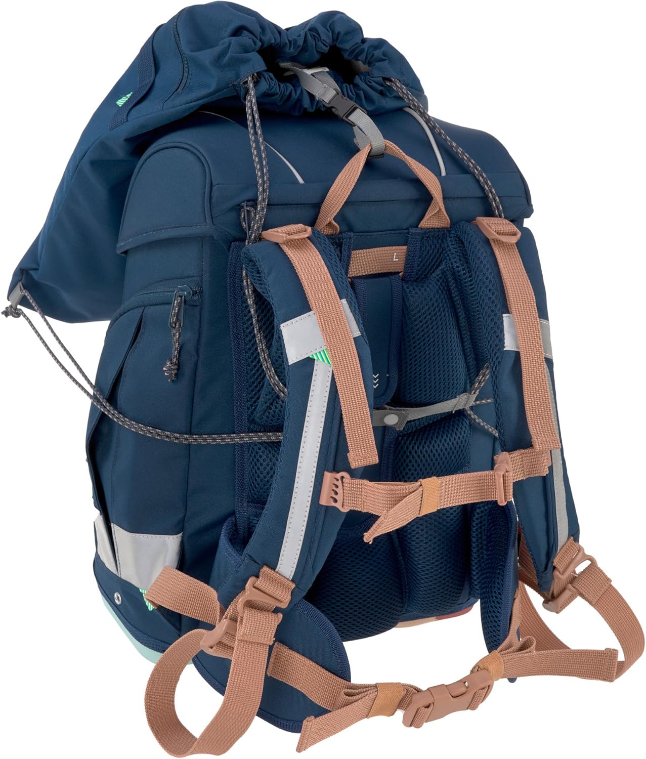 LÄSSIG 7-teiliges Schulranzen Set Kinder/School Set Boxy Unique Schwarz