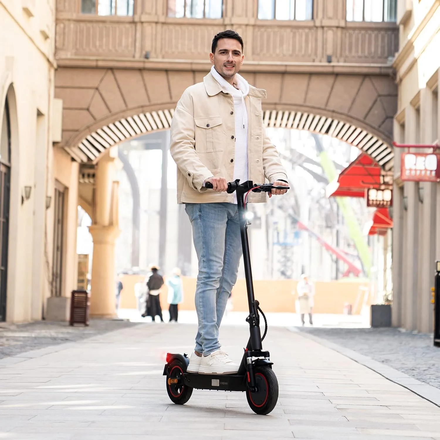 EVERCROSS EV10K Pro ABE E-Scooter mit 400W Motor, 35 km Reichweite, 10-Zoll-Honeycomb-Reifen und IP54 Schutz