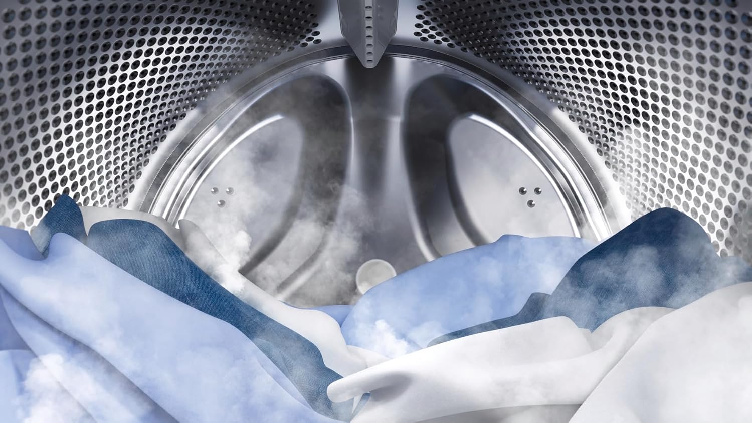 Privileg PWFV X 853 N Waschmaschine Frontlader/1400 U/min/8 kg/EEK B/Push & Go Steam/Dampf-Programme/Schnell 45min Volle Ladung/Schnell-Programme(20/45/60 Min.)/Inverter-Motor/Mehrfachwasserschutz